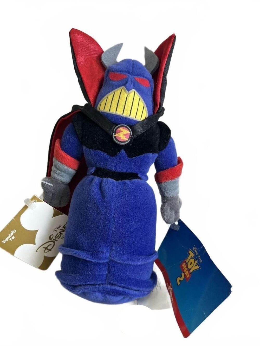 Vintage Zurg 8" Plush Beanbag Disney Store Toy Story 2 with Tags